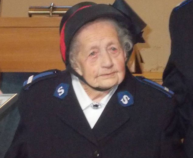 Dorothy dedicated 95 years to Salvation Army